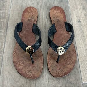 Tory Burch Black & Tan Sandals size 8M